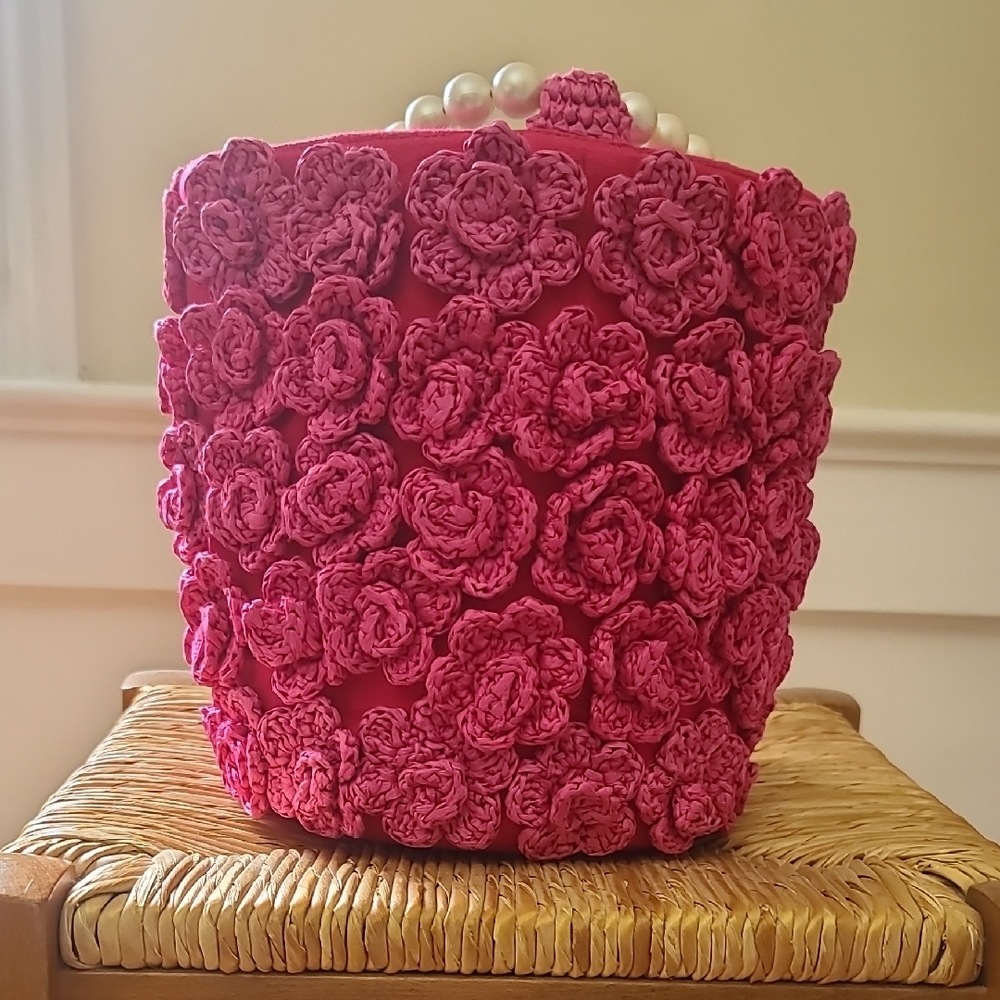 Pink Floral Women's Bag